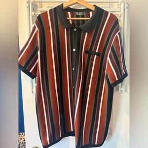 Paul Jones Men's Striped Casual Shirt